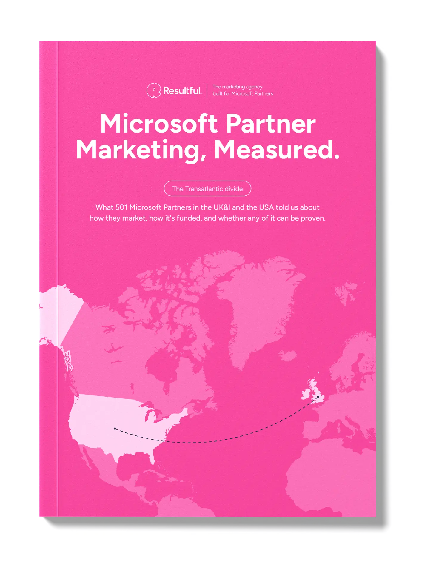 Microsoft Partner Marketing, Measured – The Transatlantic divide report mockup